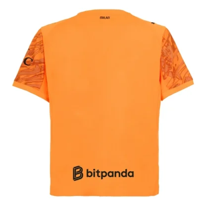 AC Milan Herr Målvakt Bortatröja 2025/26 Orange Kortärmad Fotbollströja-1