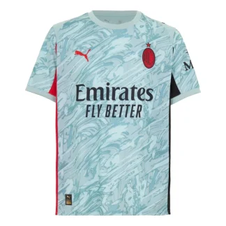 AC Milan Herr Målvakt Hemmatröja 2025/26 Blå Kortärmad Fotbollströja