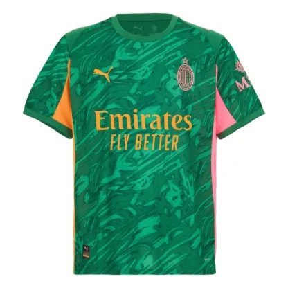 AC Milan Herr Målvakt Tredjetröja 2025/26 Grön Kortärmad Fotbollströja