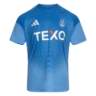 Aberdeen Målvaktströja Herr 2025/26 Blå Kortärmad Fotbollströja