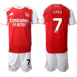 Arsenal Hemmaställ Herr 2025/26 – Bukayo Saka 7 – Kortärmad Fotbollströja + Shorts