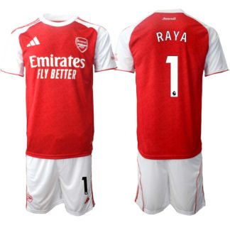 Arsenal Hemmaställ Herr 2025/26 – David Raya 1 – Kortärmad Fotbollströja + Shorts