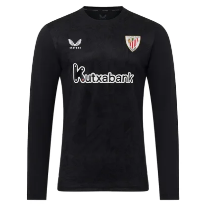 Athletic Bilbao Målvakt Hemmatröja Herr 2025/26 Långärmad Svart