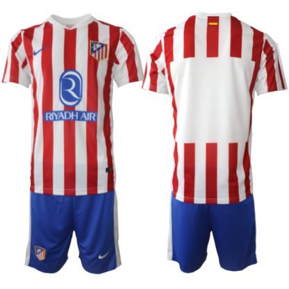 Atlético Madrid Hemmaställ Herr 2025/26 – Kortärmad Fotbollströja + Shorts