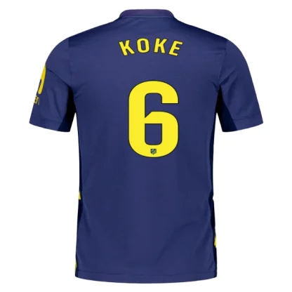Atlético Madrid Herr Bortatröja 2025/26 – Koke 6 – Kortärmad Fotbollströja