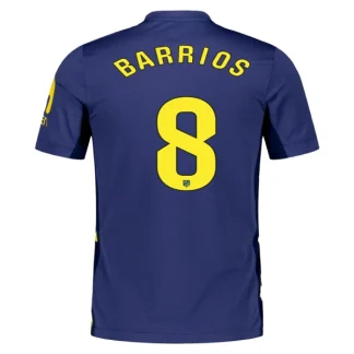 Atlético Madrid Herr Bortatröja 2025/26 – Pablo Barrios 8 – Kortärmad Fotbollströja