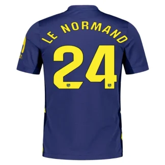 Atlético Madrid Herr Bortatröja 2025/26 – Robin Le Normand 24 – Kortärmad Fotbollströja