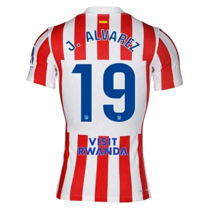 Atlético Madrid Herr Hemmatröja 2025/26 – Julian Alvarez 19 – Kortärmad Fotbollströja