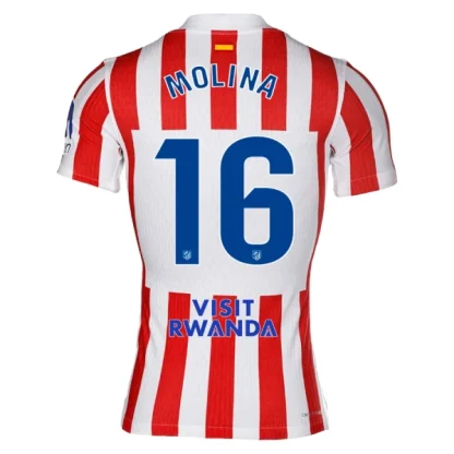 Atlético Madrid Herr Hemmatröja 2025/26 – Nahuel Molina 16 – Kortärmad Fotbollströja