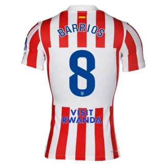 Atlético Madrid Herr Hemmatröja 2025/26 – Pablo Barrios 8 – Kortärmad Fotbollströja