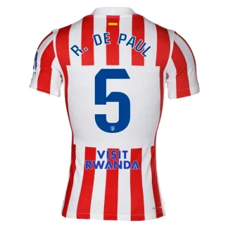 Atlético Madrid Herr Hemmatröja 2025/26 – Rodrigo De Paul 5 – Kortärmad Fotbollströja