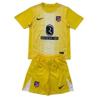 Atlético Madrid Målvaktsställ Barn 2025/26 – Kortärmad Fotbollsställ med Shorts