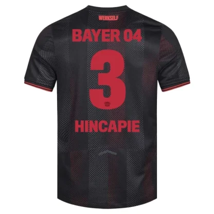Bayer 04 Leverkusen Herr Hemmatröja 2025/26 – Piero Hincapie 3 – Kortärmad Fotbollströja