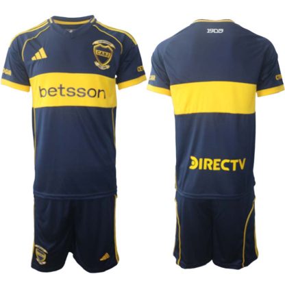 Boca Juniors Hemmaställ Herr 2025/26 – Kortärmad Fotbollströja + Shorts
