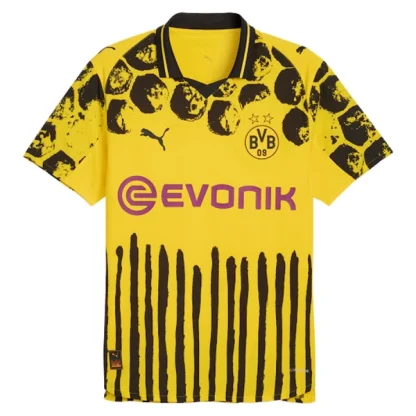 Borussia Dortmund KidSuper Herr Hemmatröja Special Edition 2025/26 FIFA Klubblags-VM Gul Kortärmad