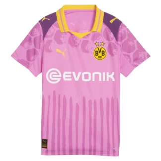 Borussia Dortmund KidSuper Herr Bortatröja Special Edition 2025/26 FIFA Klubblags-VM Rosa Kortärmad