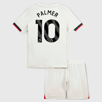 Chelsea Barn Bortatröja 2025/26 Cole Palmer 10 Kortärmad Fotbollsställ med Shorts