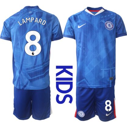 Chelsea FC Hemmaställ Barn 2025/26 – Frank Lampard 8 – Kortärmad Fotbollströja + Shorts