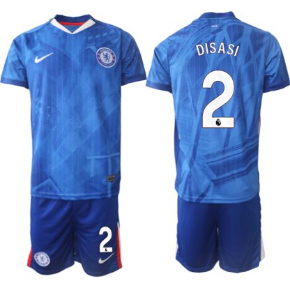 Chelsea FC Hemmaställ Herr 2025/26 – Axel Disasi 2 – Kortärmad Fotbollströja + Shorts