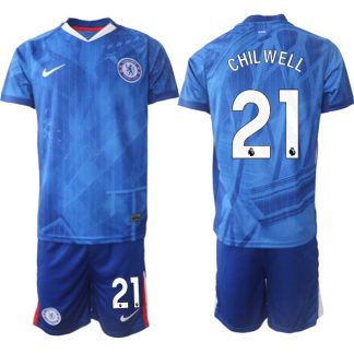 Chelsea FC Hemmaställ Herr 2025/26 – Ben Chilwell 21 – Kortärmad Fotbollströja + Shorts