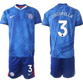 Chelsea FC Hemmaställ Herr 2025/26 – Marc Cucurella 3 – Kortärmad Fotbollströja + Shorts