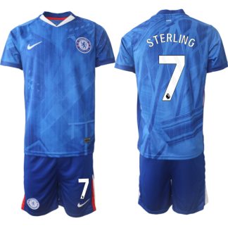 Chelsea FC Hemmaställ Herr 2025/26 – Raheem Sterling 7 – Kortärmad Fotbollströja + Shorts