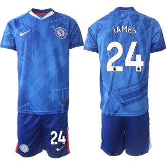 Chelsea FC Hemmaställ Herr 2025/26 – Reece James 24 – Kortärmad Fotbollströja + Shorts