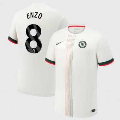 Chelsea Herr Bortatröja 2025/26 – Enzo Fernandez 8 – Kortärmad Fotbollströja