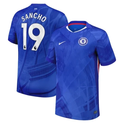 Chelsea Herr Hemmatröja 2025/26 – Jadon Sancho 19 – Kortärmad Fotbollströja