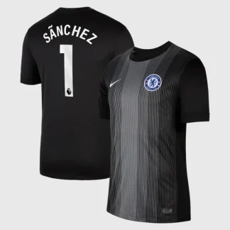 Chelsea Målvakt Hemmatröja 2025/26 Herr Robert Sanchez 1 Kortärmad Fotbollströja