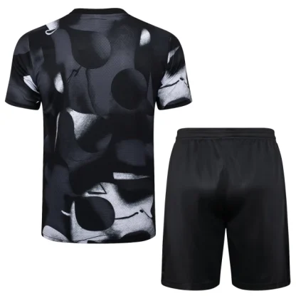 Corinthians Uppvärmningströja Barn 2025/26 Kortärmad Fotbollsställ med Shorts-1