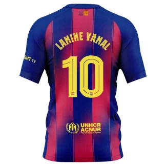 FC Barcelona Herr Hemmatröja 2025/26 – Lamine Yamal 10 – Kortärmad Fotbollströja
