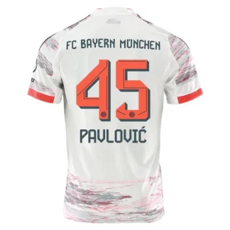 FC Bayern München Herr Bortatröja 2025/26 – Aleksandar Pavlovic 45 – Kortärmad Fotbollströja