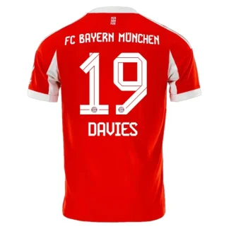 FC Bayern München Herr Hemmatröja 2025/26 – Alphonso Davies 19 – Kortärmad Fotbollströja