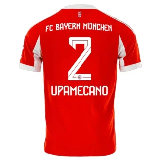 FC Bayern München Herr Hemmatröja 2025/26 – Dayot Upamecano 2 – Kortärmad Fotbollströja