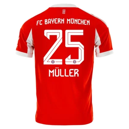 FC Bayern München Herr Hemmatröja 2025/26 – Thomas Müller 25 – Kortärmad Fotbollströja