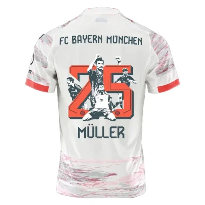FC Bayern München Thomas Müller 25 Bortatröja Herr Specialutgåva 2025/26 – Kortärmad