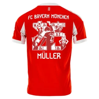 FC Bayern München Thomas Müller 25 Hemmatröja Herr Specialutgåva 2025/26 – Kortärmad
