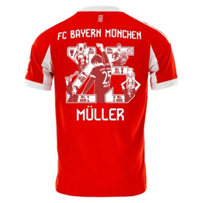 FC Bayern München Thomas Müller 25 Hemmatröja Herr Specialutgåva 2025/26 – Kortärmad