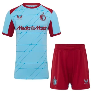 Feyenoord Barn Tredjetröja 2025/26 Kortärmad Fotbollsställ med Shorts