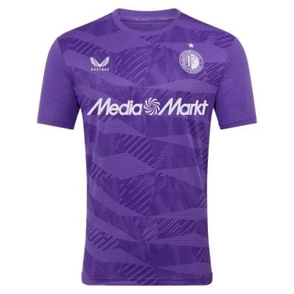 Feyenoord Målvaktströja Herr 2025/26 Lila Tredje Kortärmad