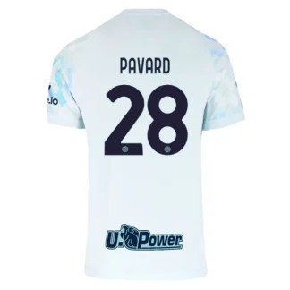 Inter Milan Herr Bortatröja 2025/26 – Benjamin Pavard 28 – Kortärmad Fotbollströja