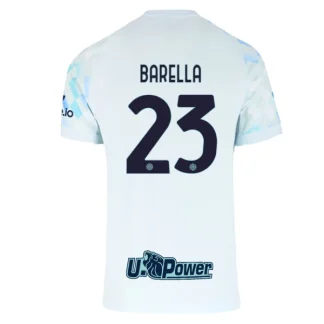 Inter Milan Herr Bortatröja 2025/26 – Nicolò Barella 23 – Kortärmad Fotbollströja