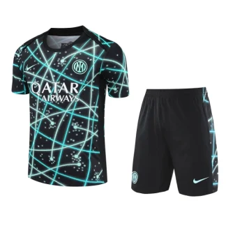 Inter Milan Träningströja Barn 2025/26 – Kortärmad Fotbollsställ med Shorts