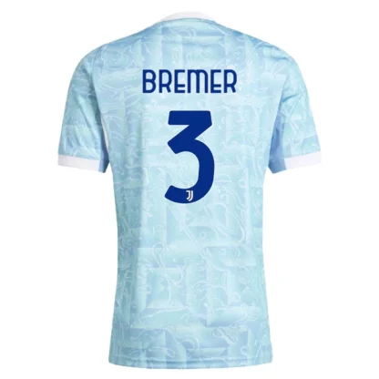 Juventus Herr Bortatröja 2025/26 – Gleison Bremer 3 – Kortärmad Fotbollströja