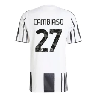 Juventus Herr Hemmatröja 2025/26 – Andrea Cambiaso 27 – Kortärmad Fotbollströja