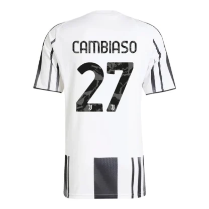 Juventus Herr Hemmatröja 2025/26 – Andrea Cambiaso 27 – Kortärmad Fotbollströja