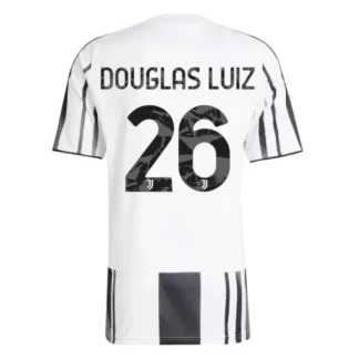 Juventus Herr Hemmatröja 2025/26 – Douglas Luiz 26 – Kortärmad Fotbollströja