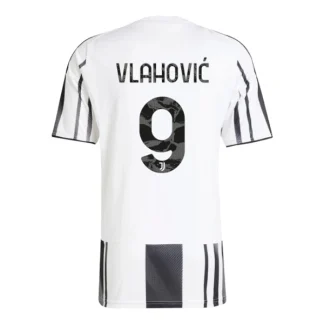 Juventus Herr Hemmatröja 2025/26 – Dušan Vlahović 9 – Kortärmad Fotbollströja