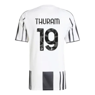 Juventus Herr Hemmatröja 2025/26 – Khéphren Thuram 19 – Kortärmad Fotbollströja